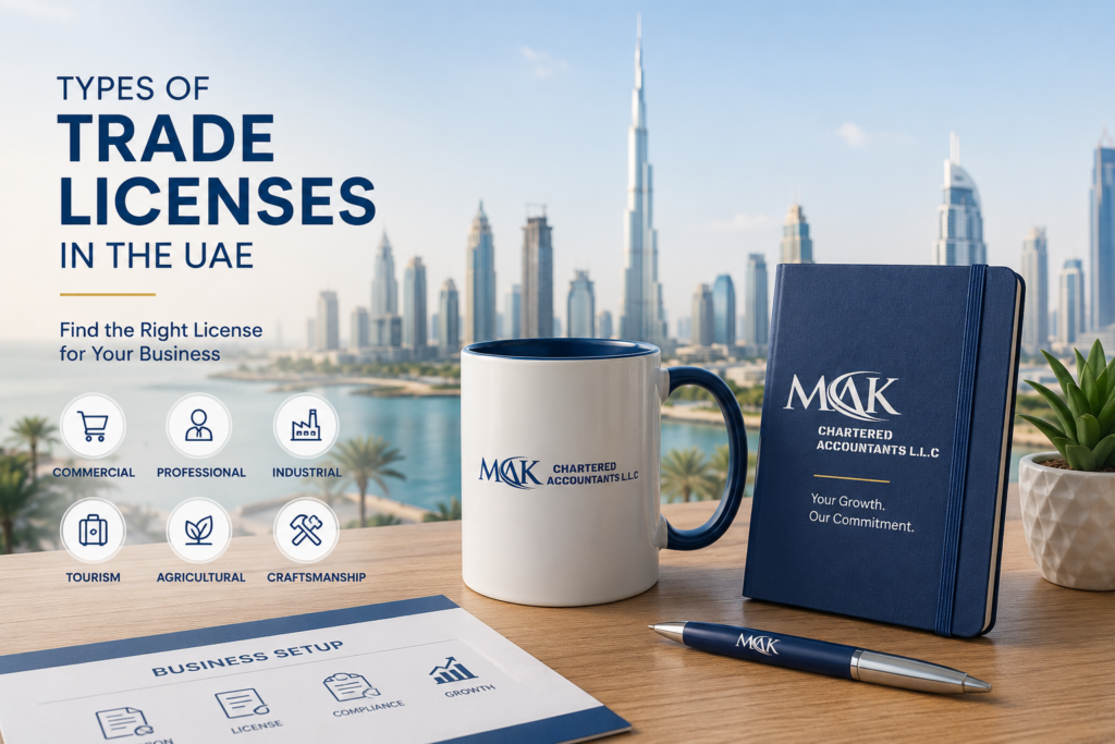 Types of Trade Licenses in the UAE for business setup and company formation