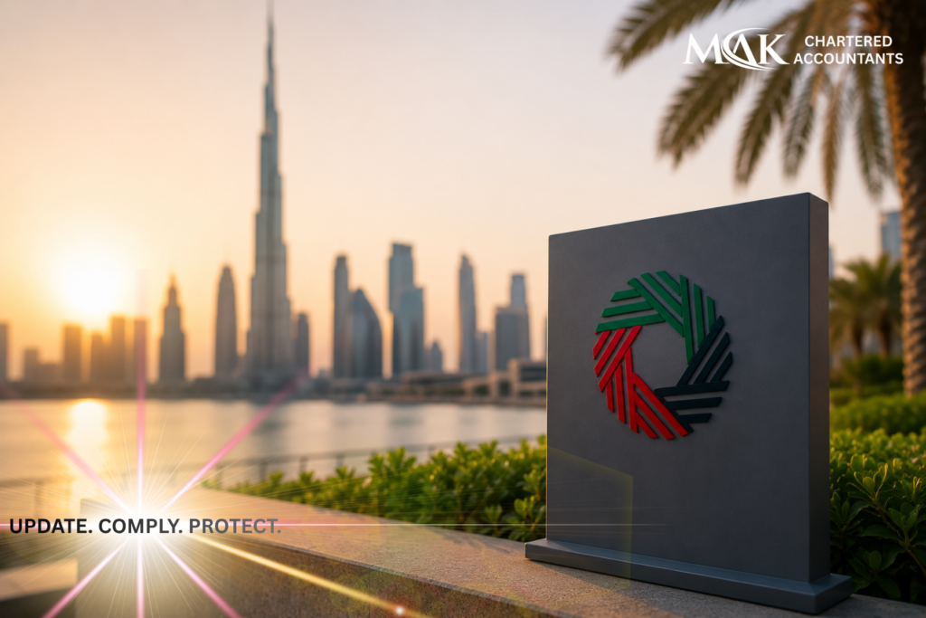 FTA profile update requirements for UAE businesses under Federal Tax Authority regulations.
